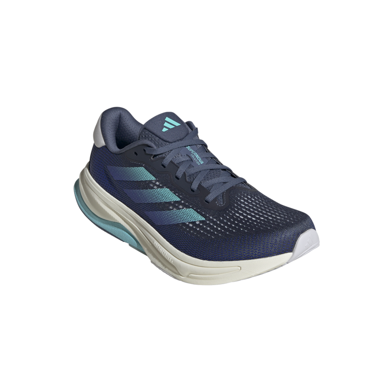 adidas Supernova Solution Men's Neutral Running Shoes Preloved Ink Flash Aqua Cloud White-4