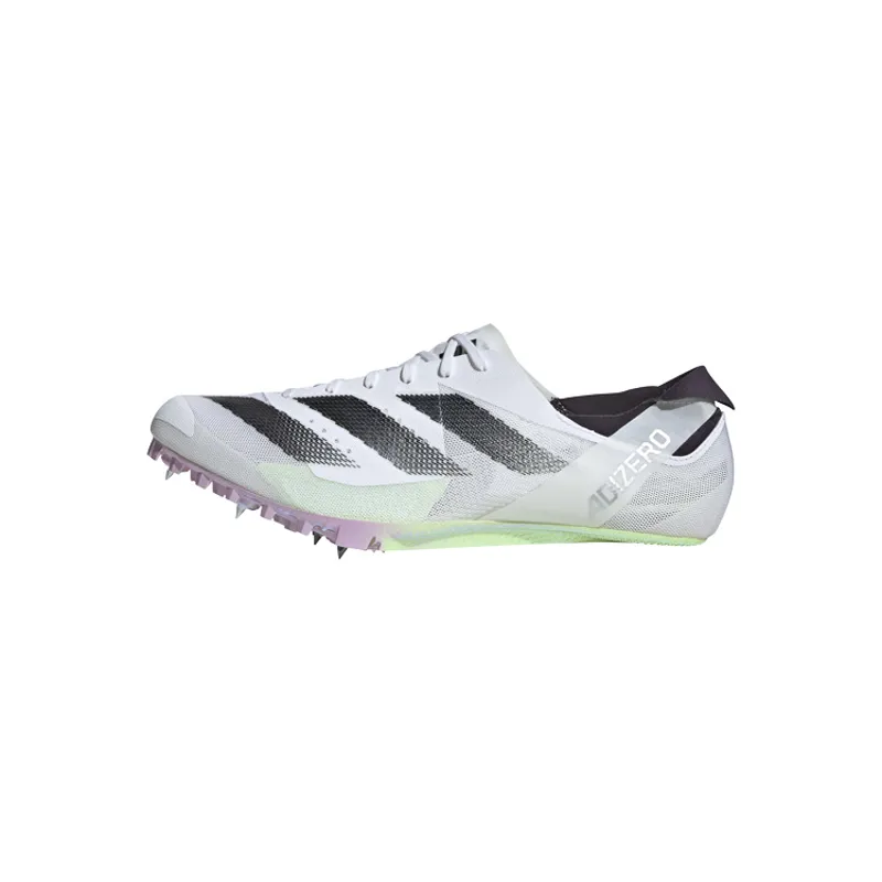 adidas ADIZERO FINESSE Unisex Track Spikes Cloud White Core Black Green Spark-10