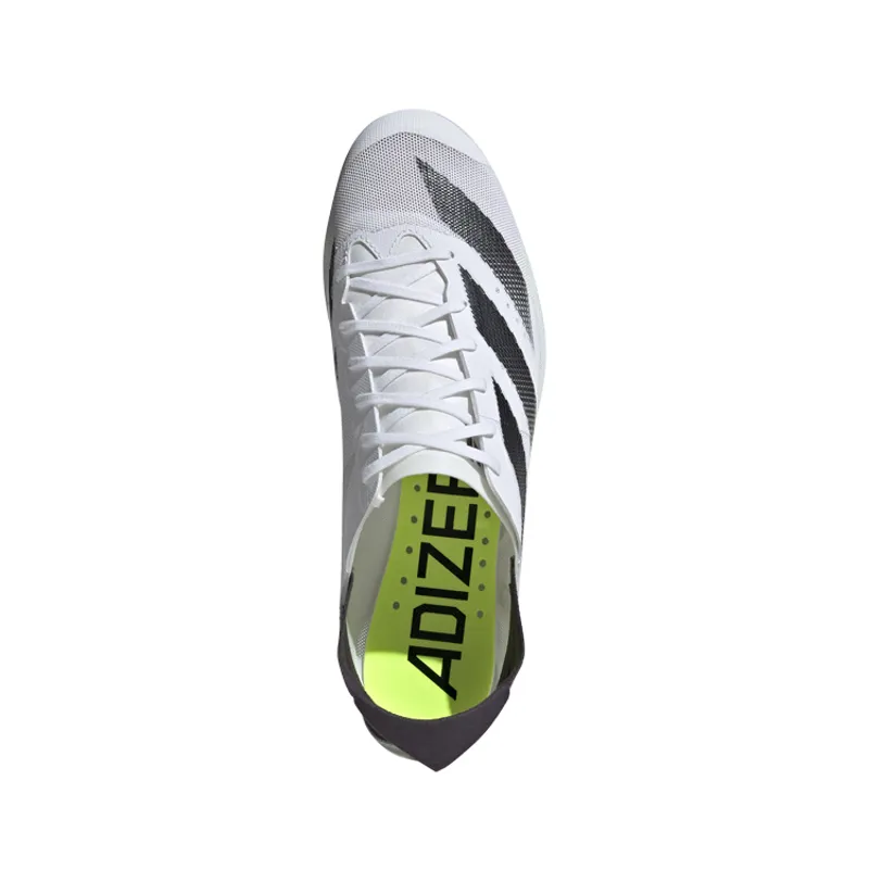 adidas ADIZERO FINESSE Unisex Track Spikes Cloud White Core Black Green Spark-1
