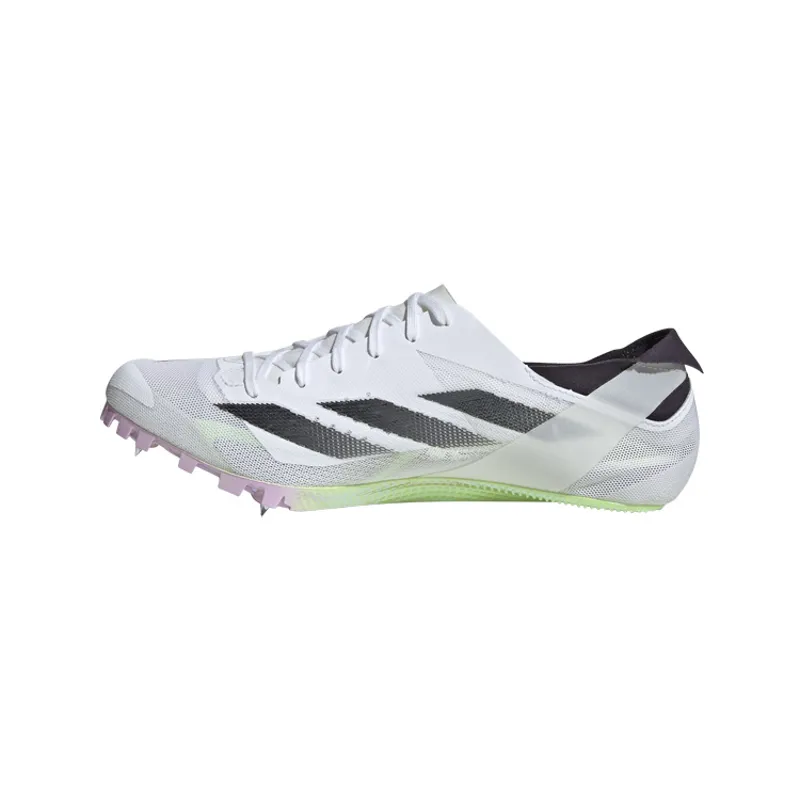 adidas ADIZERO FINESSE Unisex Track Spikes Cloud White Core Black Green Spark-3