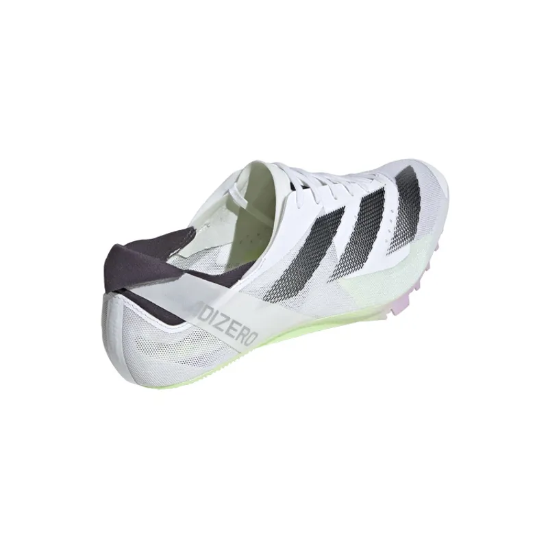 adidas ADIZERO FINESSE Unisex Track Spikes Cloud White Core Black Green Spark-5