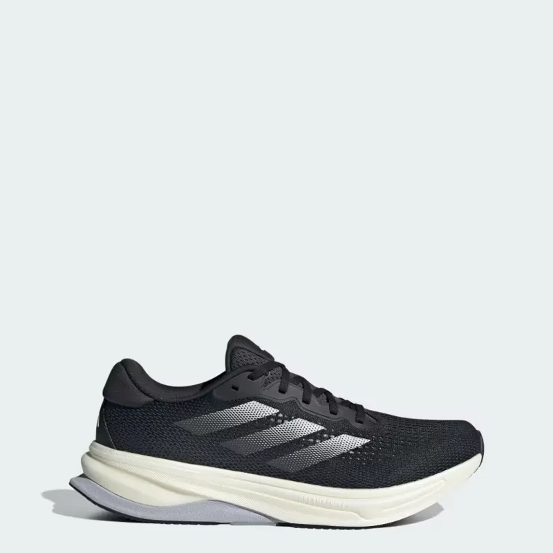 adidas Supernova Solution Women's Supportive Running Shoes Core Black Halo Silver Dash Grey