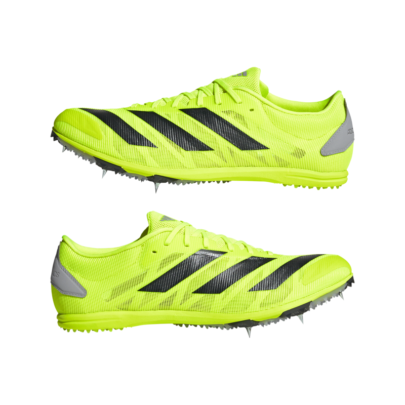 Adidas Adizero XCS Unisex Cross Country Spikes Lucid Lemon  Core Black / Halo Silver-6