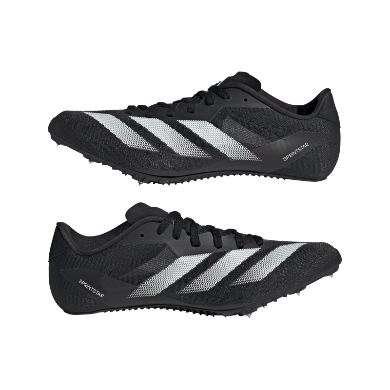 adidas Sprintstar Unisex Track Spike Core Black Zero Metalic Cloud White-8