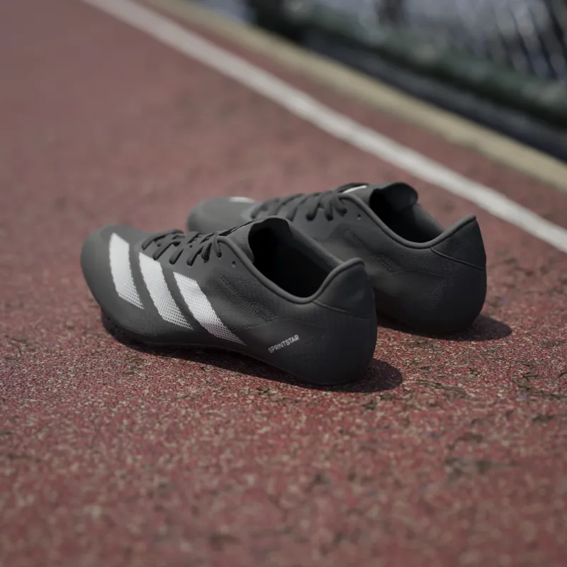 adidas Sprintstar Unisex Track Spike Core Black Zero Metalic Cloud White-12