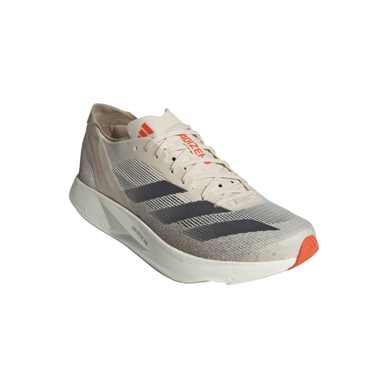 adidas Adizero Takumi Sen 10 Men's Carbon Race Day Shoes Chalk White Grey Strata Halo Ivory-1