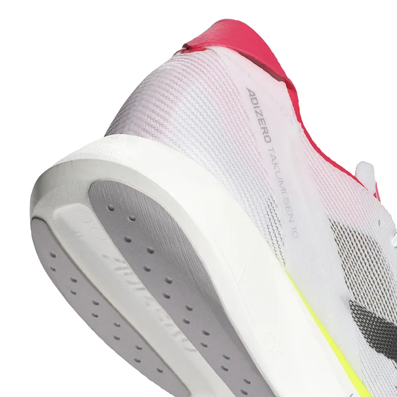 adidas Adizero Takumi Sen 10 Men's Carbon Race Day Shoes Ftwr White Core Black Lucid Red-7