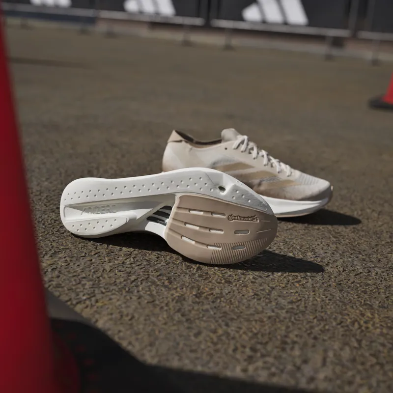 adidas Adizero Takumi Sen 10 Women's Carbon Race Day Shoe Chalk White Warm Sandstone Halo Ivory-9