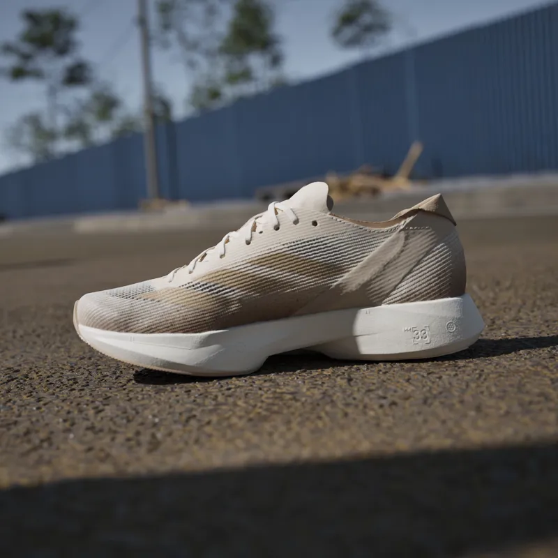 adidas Adizero Takumi Sen 10 Women's Carbon Race Day Shoe Chalk White Warm Sandstone Halo Ivory-12