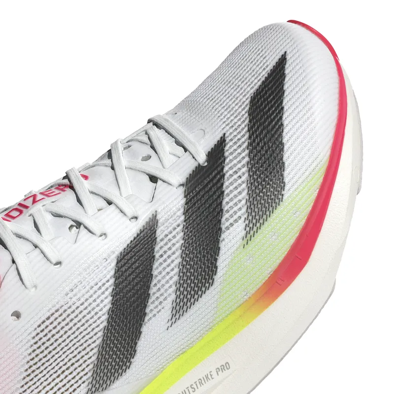 adidas Adizero Takumi Sen 10 Women's Carbon Race Day Shoes Ftwr White Core Black Lucid Red-6