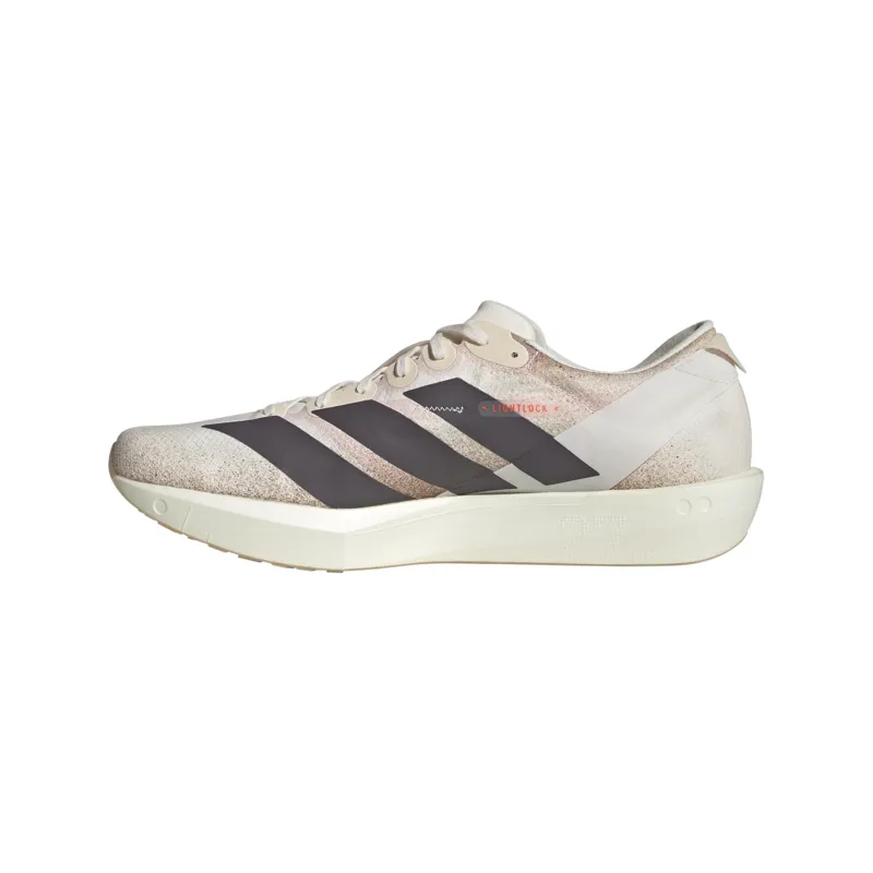 adidas Adizero Adios 9 Men's Tempo Running Shoe Chalk White Grey Strata Impact Orange-2