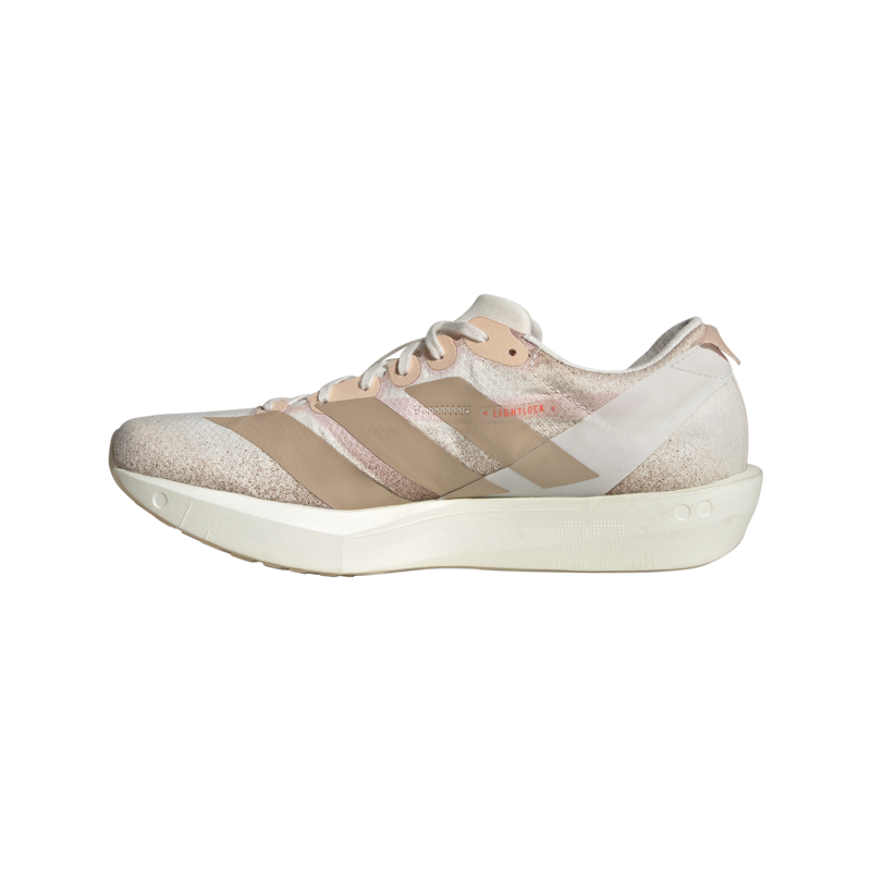adidas Adizero Adios 9 Women's Tempo Running Shoe Chalk White Warm Sandstone Impact Orange-2