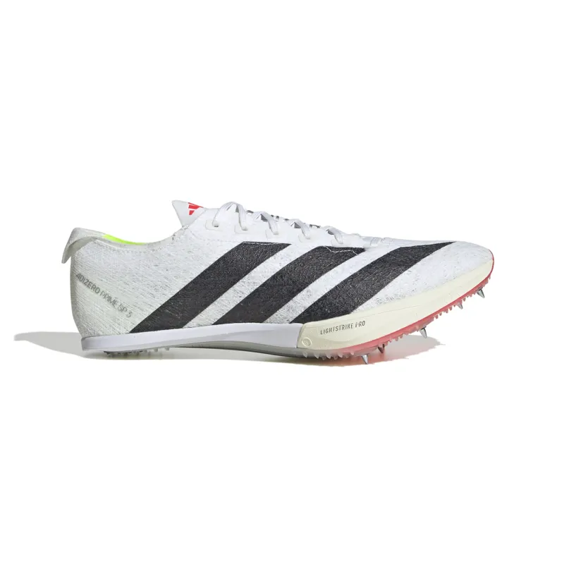 adidas Adizero Prime SP 3 Unisex Track Spikes Strung Cloud White Core Black Lucid Red