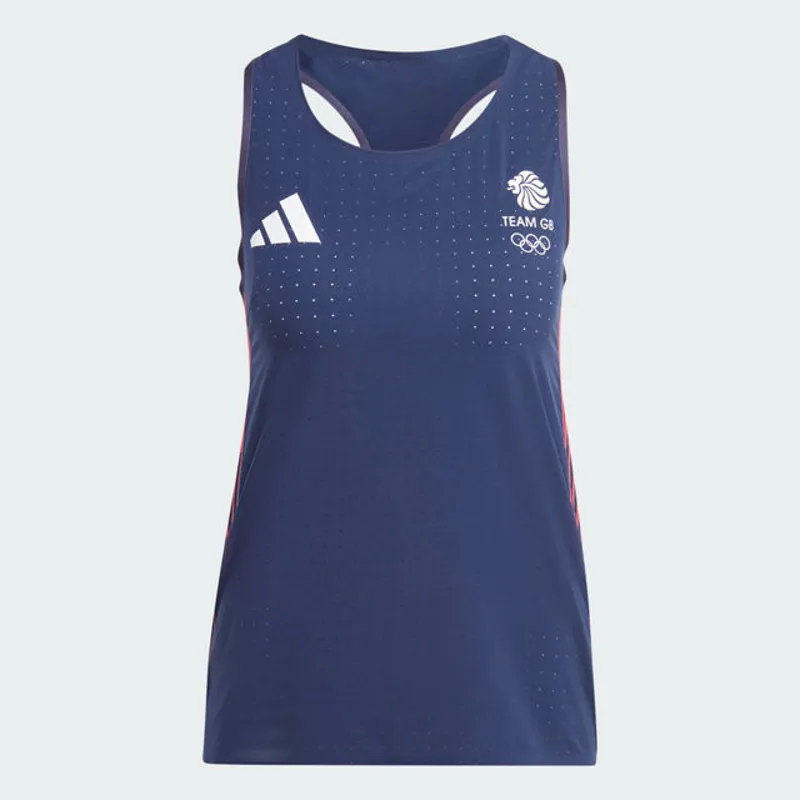 TEAM GB Run Tank Navy Women's