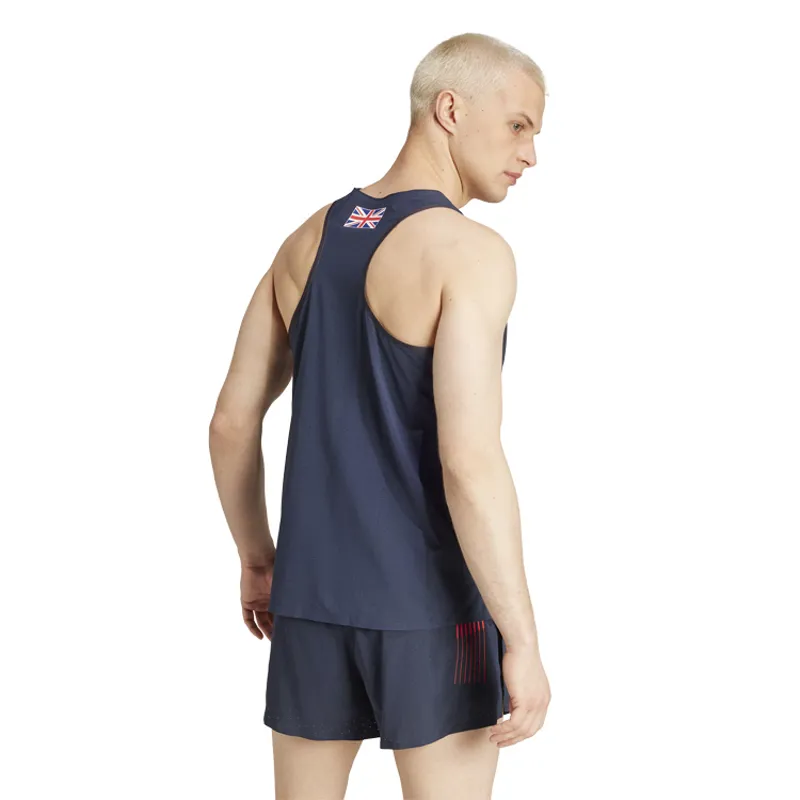 TEAM GB Run Singlet Navy-2