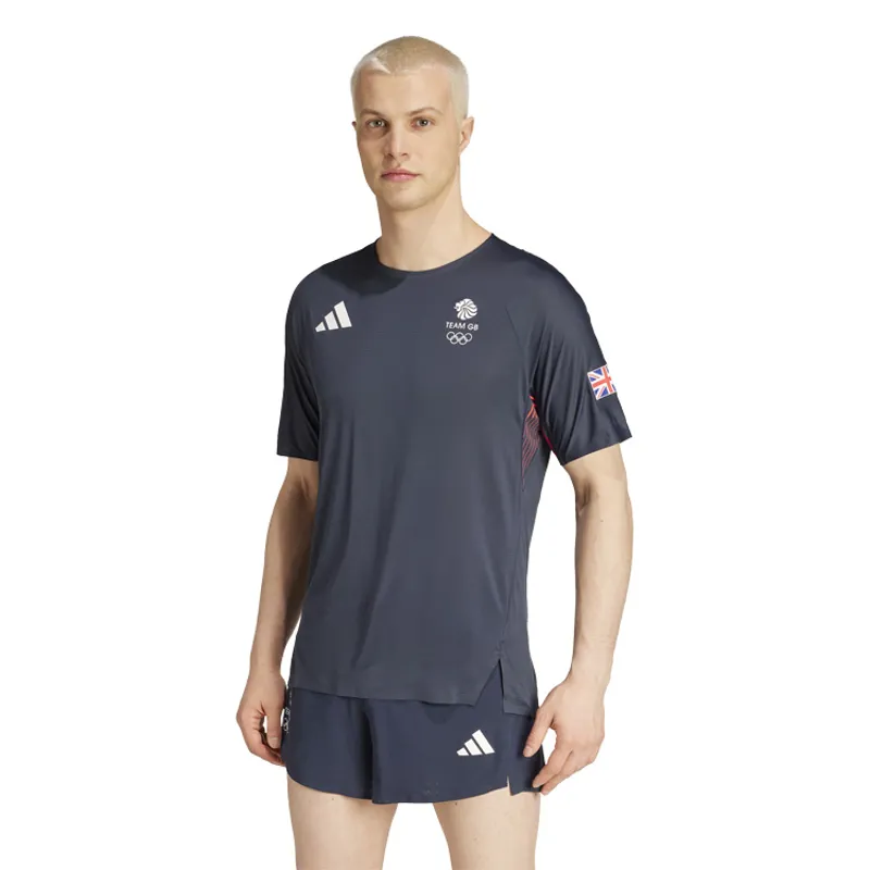 TEAM GB Run Tee Navy-1