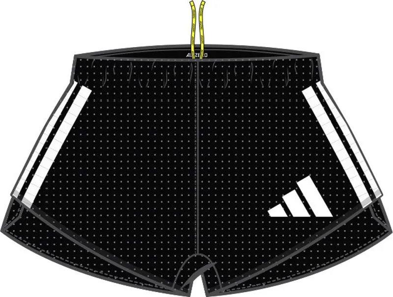 adidas ADIZERO Men's Split Short 3 inch Black-1