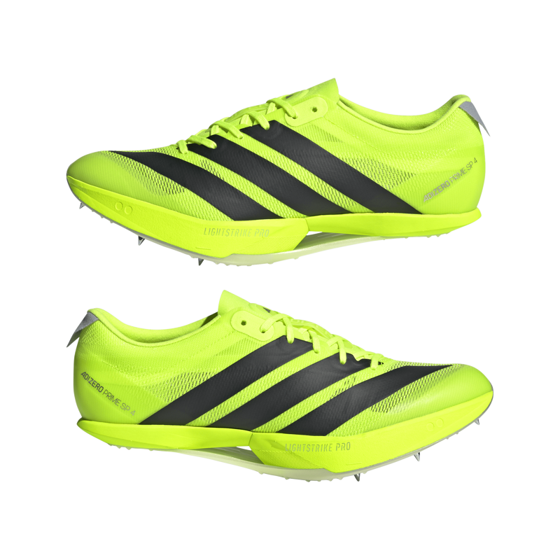 adidas Adizero Prime SP 4 Unisex Track Spikes Lucid Lemon Core Black Silver Metallic-6
