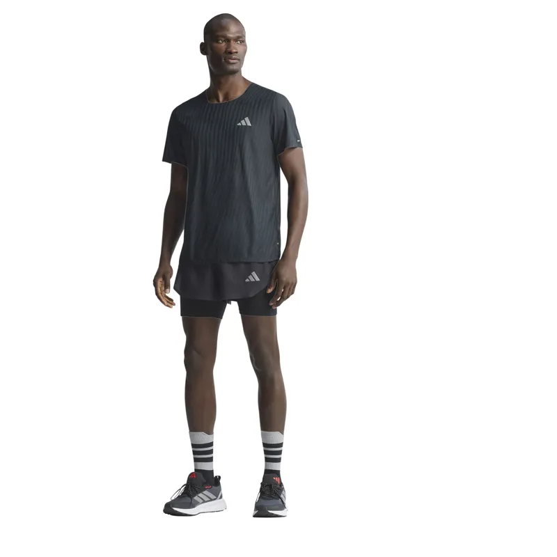 adidas ADI 365 Core Men's Short Sleeve Tee Black Grey Six-2