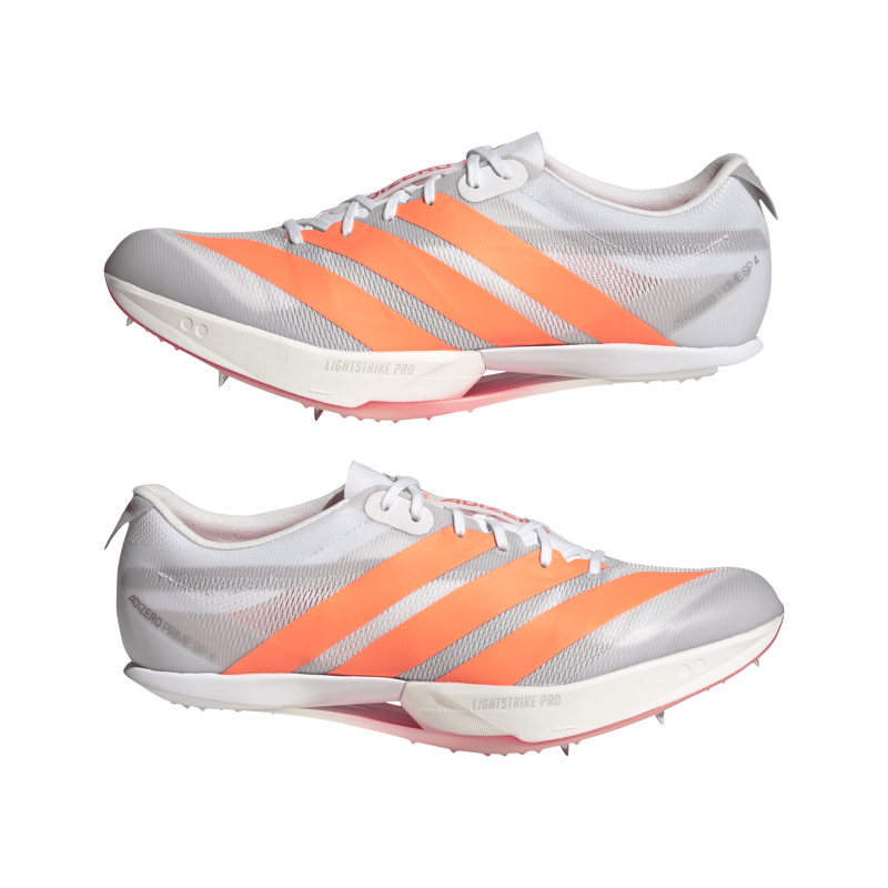 Adidas ADIZERO PRIME SP 4 Unisex Track Spikes - White Lucid Orange Lucid Red-4