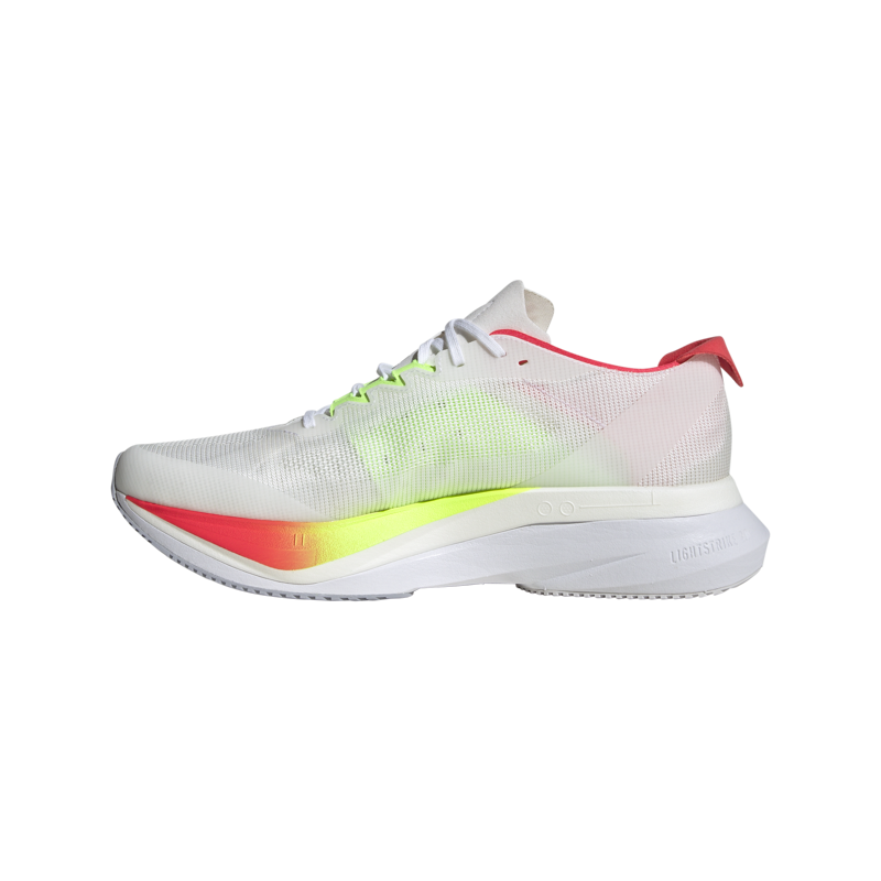 adidas Adizero Boston 12 Men's Tempo Running Shoe Ftwr White Core Black Lucid Red-2