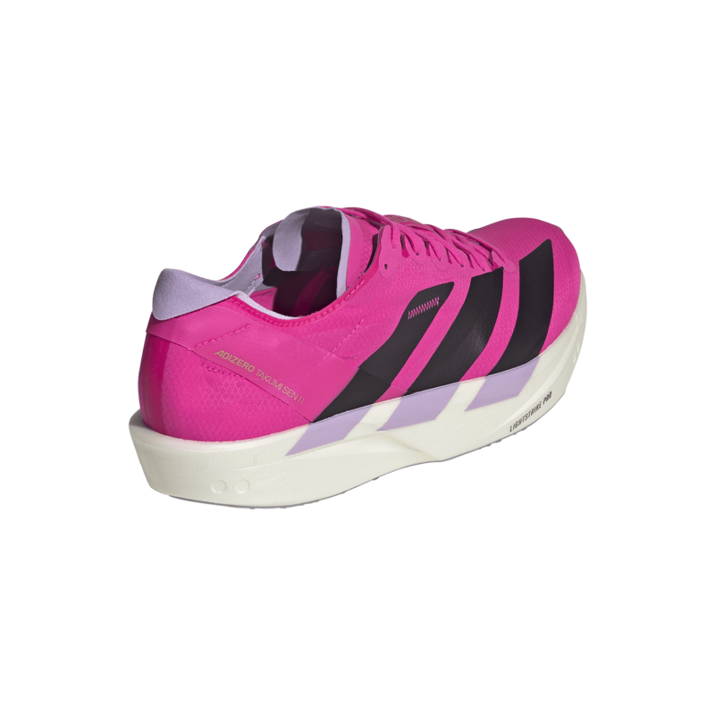 Adidas Adizero Takumi Sen 11 Carbon Shoe Shock Pink Aurora Black Powder Plum-3