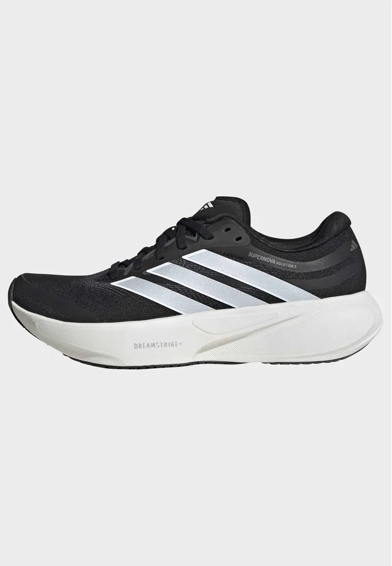 Adidas Supernova Solution 3 Women's Supportive Running Shoes - Core Black-1