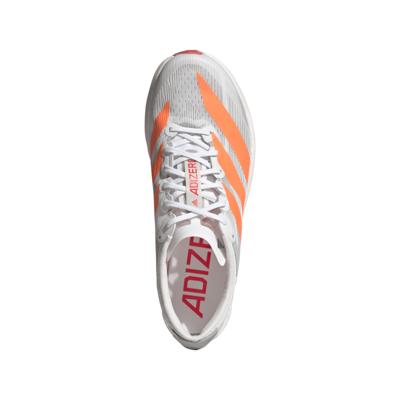 Adidas ADIZERO AMBITION Unisex Track Spikes - White Lucid Orange Lucid Red-4