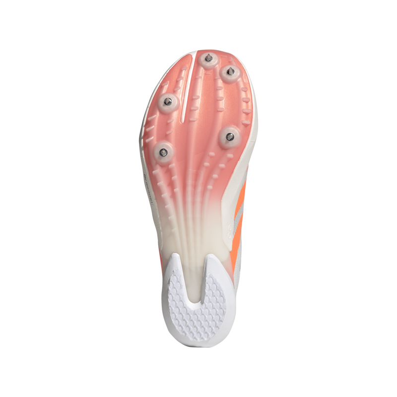 Adidas ADIZERO AMBITION Unisex Track Spikes - White Lucid Orange Lucid Red-5