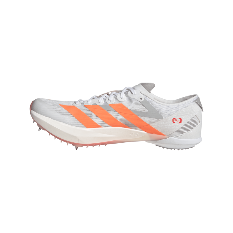 Adidas ADIZERO AMBITION Unisex Track Spikes - White Lucid Orange Lucid Red-3