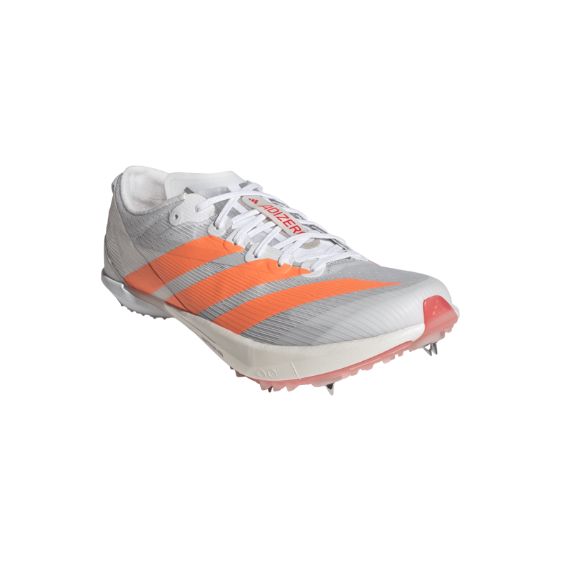 Adidas ADIZERO AMBITION Unisex Track Spikes - White Lucid Orange Lucid Red-1