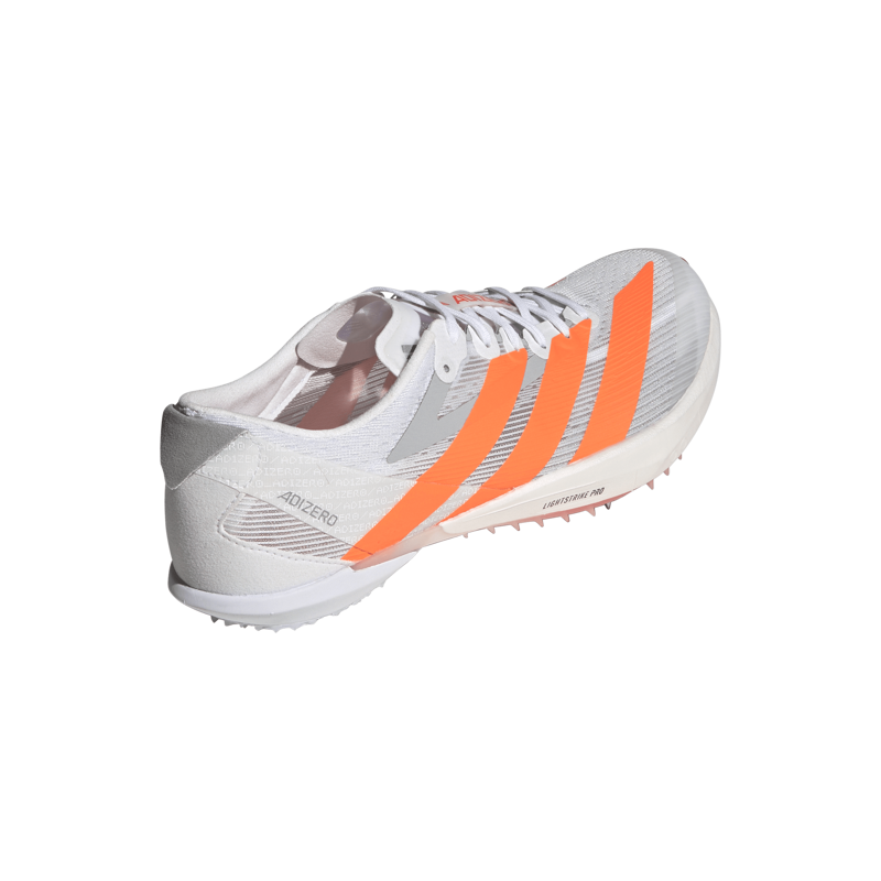 Adidas ADIZERO AMBITION Unisex Track Spikes - White Lucid Orange Lucid Red-2