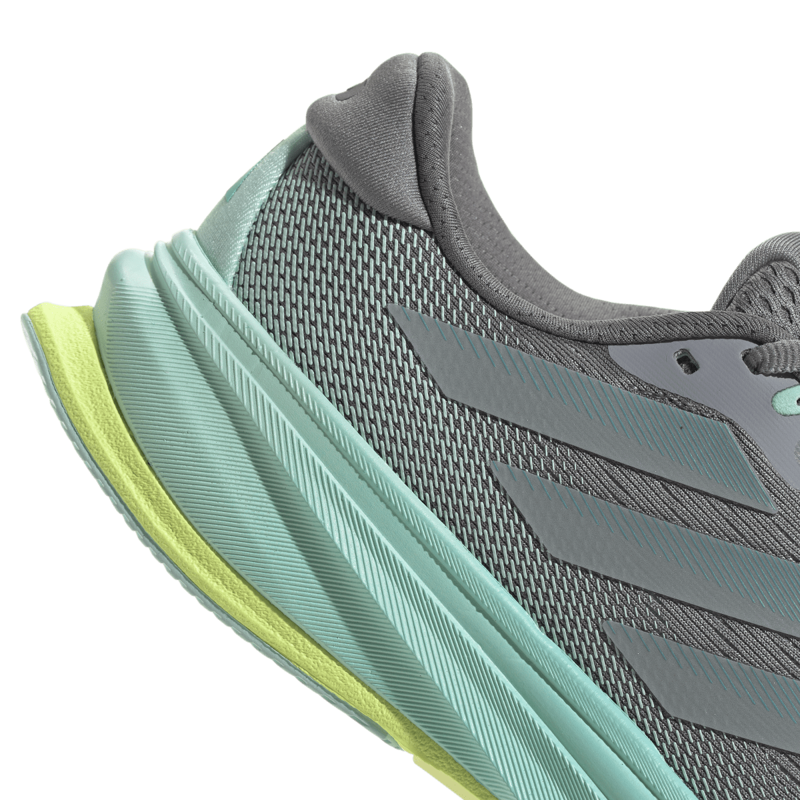 Adidas Supernova Rise 2 Women's Neutral Running Shoe Grey Magic Grey Met Flash Aqua-7