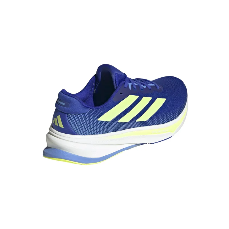 adidas Supernova Rise 2 Men's Neutral Running Shoe Lucid Blue Hi-Res Yellow Blue Fusion-3