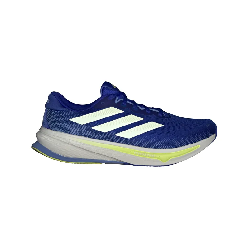 adidas Supernova Rise 2 Men's Neutral Running Shoe Lucid Blue Hi-Res Yellow Blue Fusion
