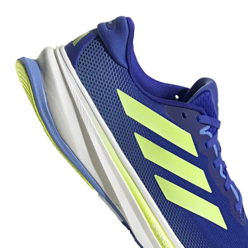 adidas Supernova Rise 2 Men's Neutral Running Shoe Lucid Blue Hi-Res Yellow Blue Fusion-6
