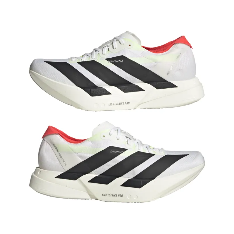 adidas Adizero Adios Pro 4 Men's Carbon Race Day Shoe Ftwr White Core Black Silver Met-8