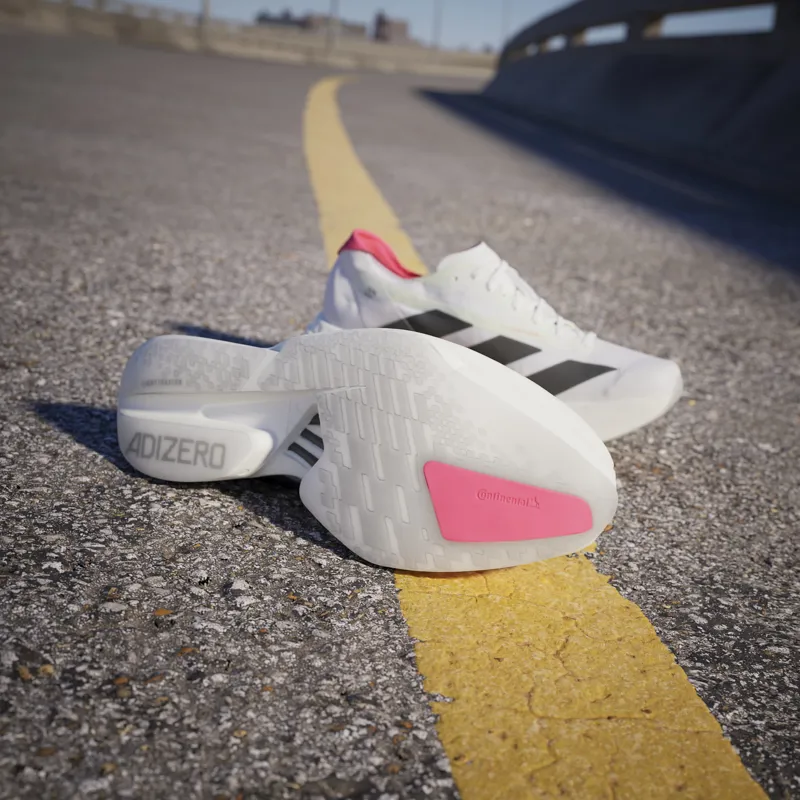 adidas Adizero Adios Pro 4 Women's Carbon Race Day Shoe Ftwr White Core Black Silver Met-11