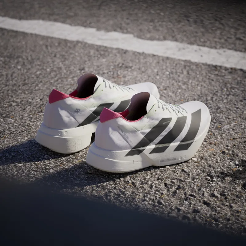 adidas Adizero Adios Pro 4 Women's Carbon Race Day Shoe Ftwr White Core Black Silver Met-13