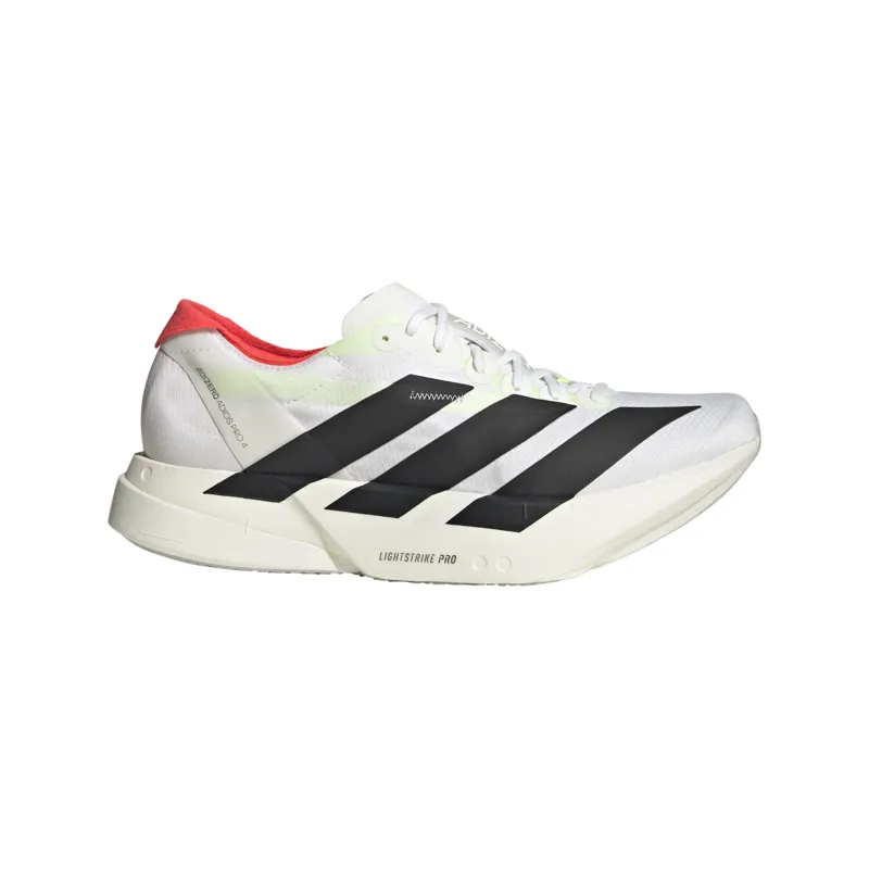 adidas Adizero Adios Pro 4 Women's Carbon Race Day Shoe Ftwr White Core Black Silver Met