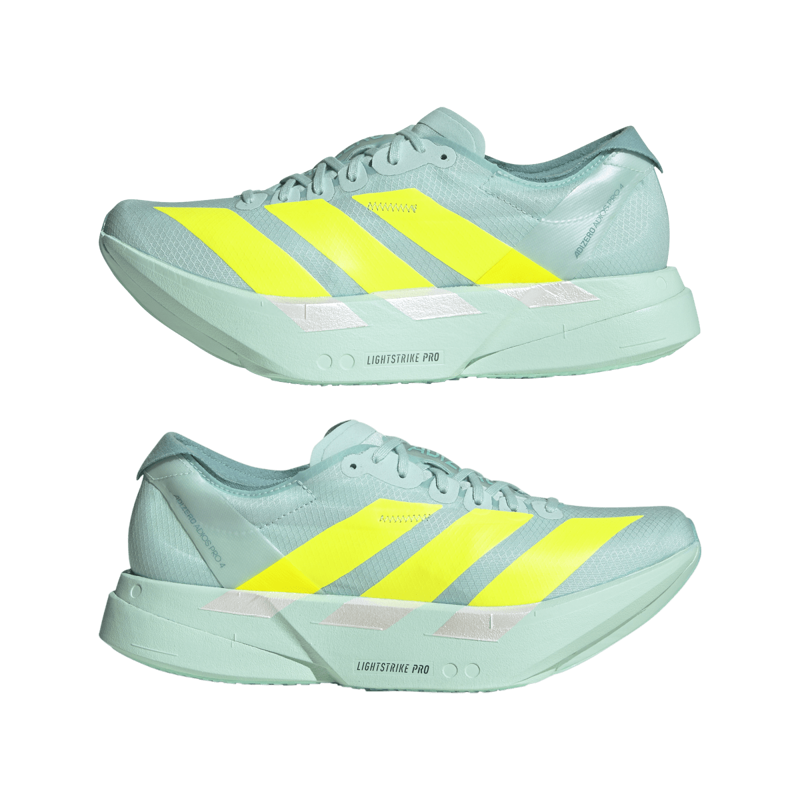 adidas Adizero Adios Pro 4 Women's Carbon Race Day Shoe Semi Flash Aqua Lucid Lemon Mint Ton-6