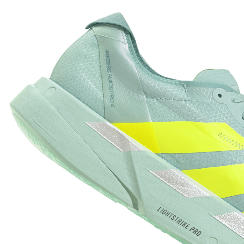 adidas Adizero Adios Pro 4 Women's Carbon Race Day Shoe Semi Flash Aqua Lucid Lemon Mint Ton-7