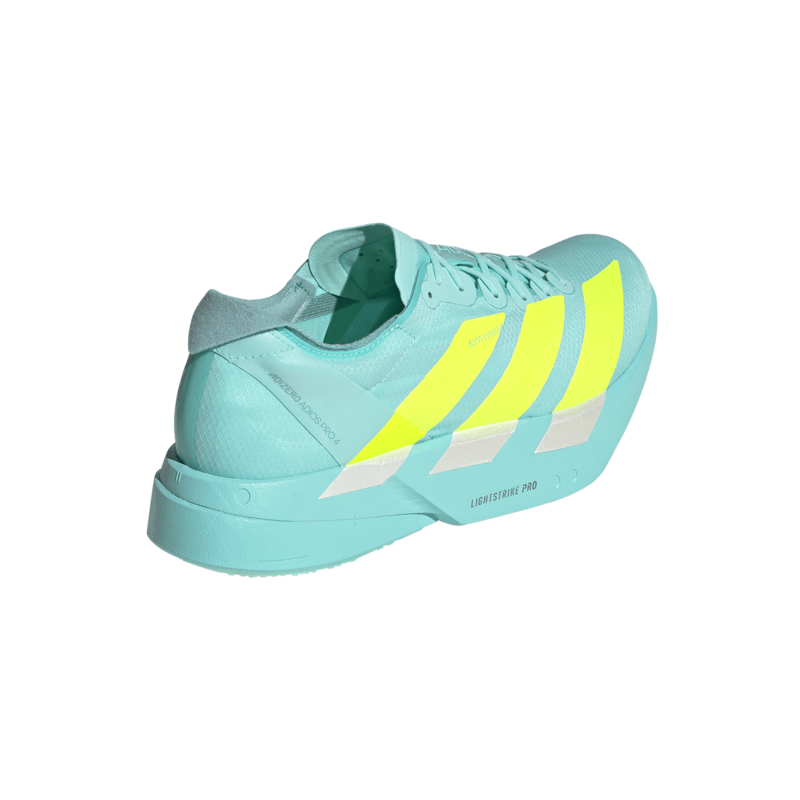adidas Adizero Adios Pro 4 Men's Carbon Race Day Shoe Flash Aqua Lucid Lemon Mint Ton-3