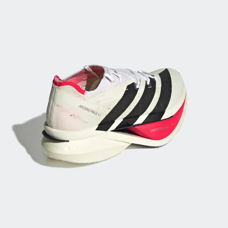 adidas Adizero Prime X3 Unisex Carbon Running Shoe Strung Ftwr White Core Black Lucid Red-3