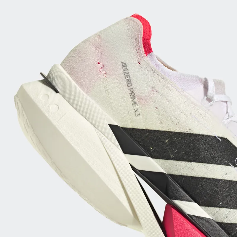 adidas Adizero Prime X3 Unisex Carbon Running Shoe Strung Ftwr White Core Black Lucid Red-7