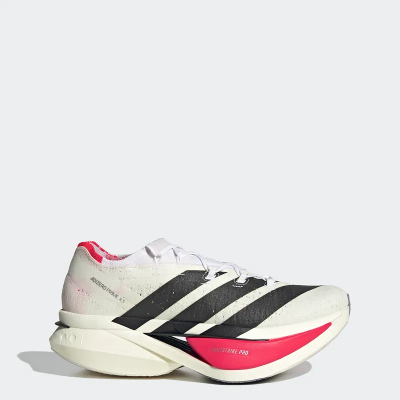 adidas Adizero Prime X3 Unisex Carbon Running Shoe Strung Ftwr White Core Black Lucid Red-2