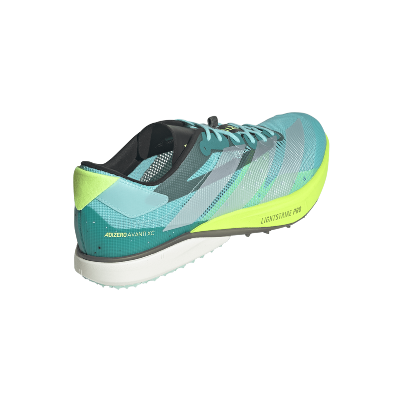 Adidas Adizero Avanti XC Unisex Spikes Flash Aqua Metalic Lucid Lemon-2