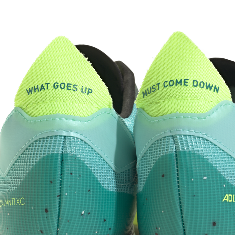 Adidas Adizero Avanti XC Unisex Spikes Flash Aqua Metalic Lucid Lemon-6