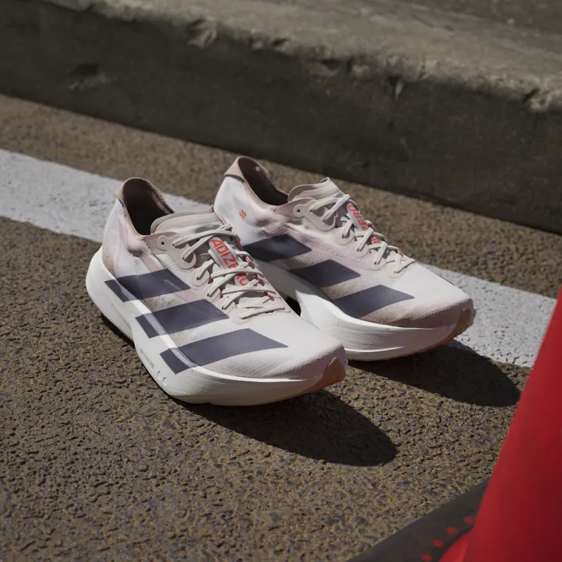 Adizero Adios Pro 4 Chalk White Grey Strata Semi Impact Orange-9