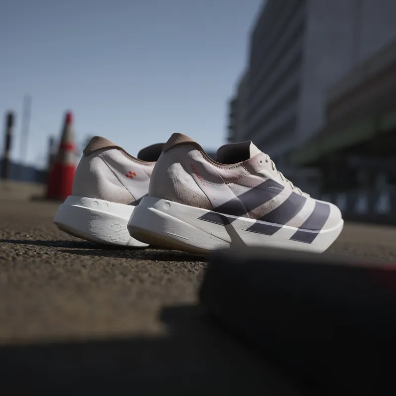 Adizero Adios Pro 4 Chalk White Grey Strata Semi Impact Orange-10